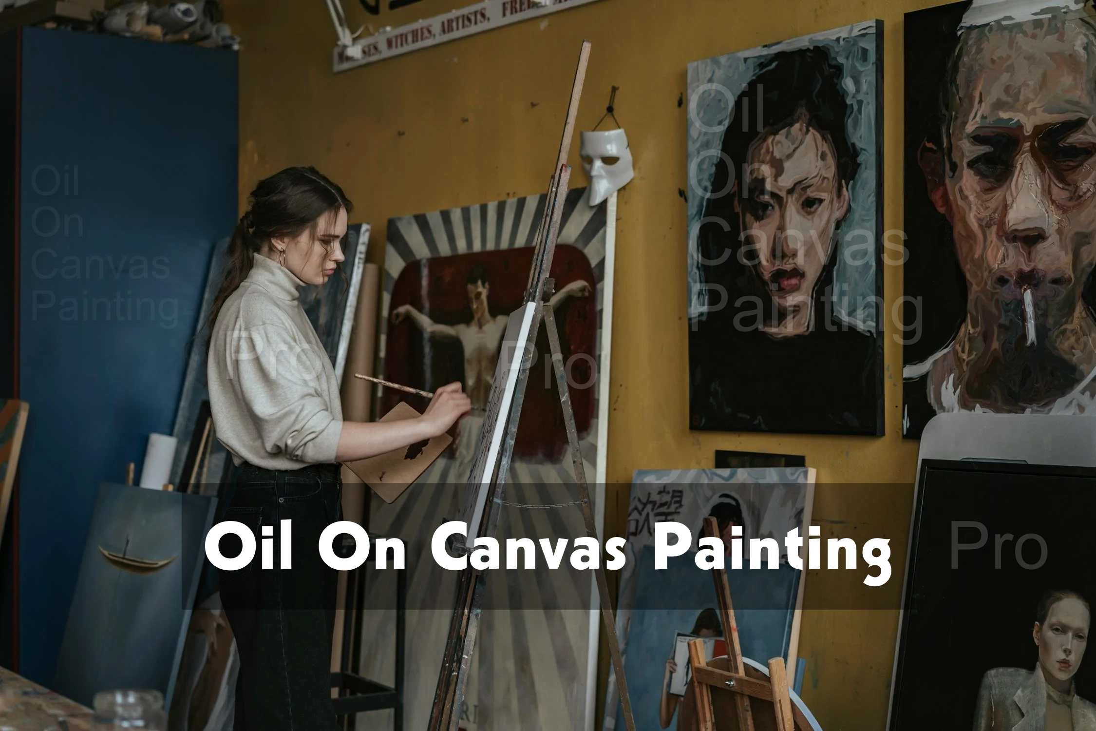 Oil On Canvas Painting